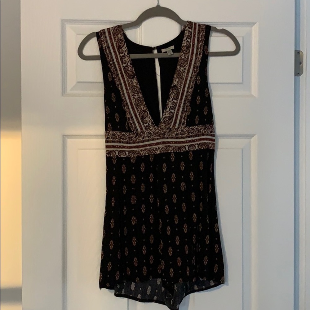 Womens printed romper